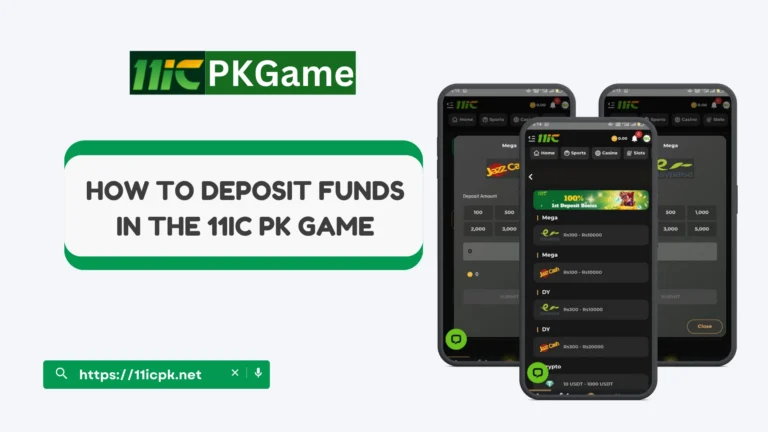 How to Deposit Funds in the 11ic Pk Game